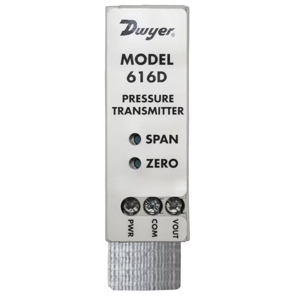 Differential Pressure Transmitter, Pr Sw 10 In 5, Dwyer Instruments, Mfr#: 608-06